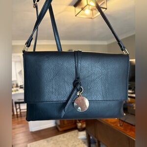 Black Crossbody Purse, Le Miel Brand, Adjustable